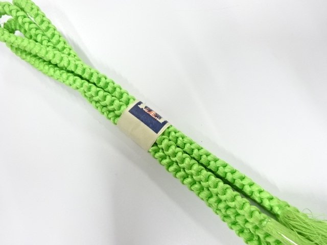 JAPANESE KIMONO / UNUSED HAND-TIED OBIJIME